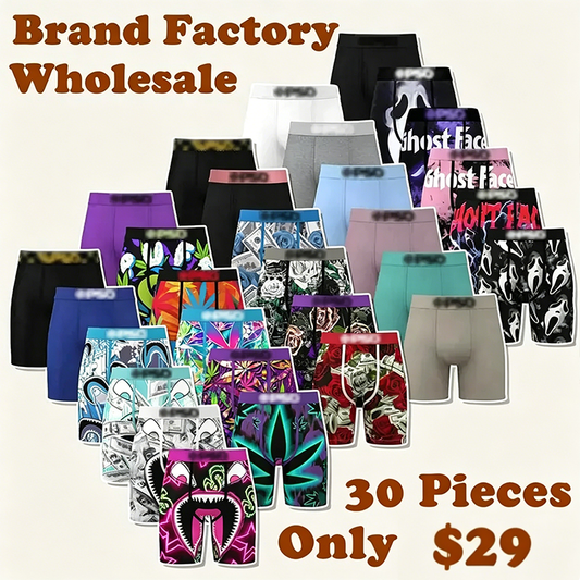 🩳Men's Novelty Graphic Long Leg Boxer Briefs