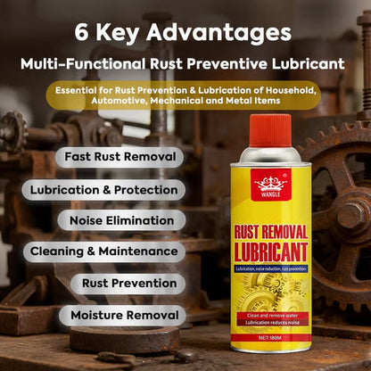 🔥Anti-Rust Lubricant Spray & Rust Remover
