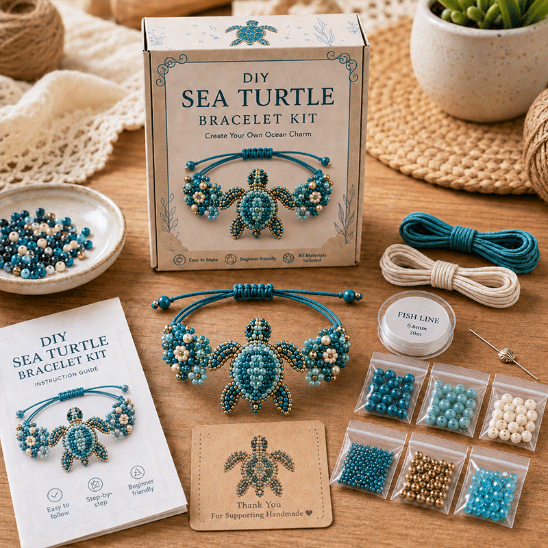 🔥Summer Hot Sales - 🐙DIY Beaded Bracelet Making Kit