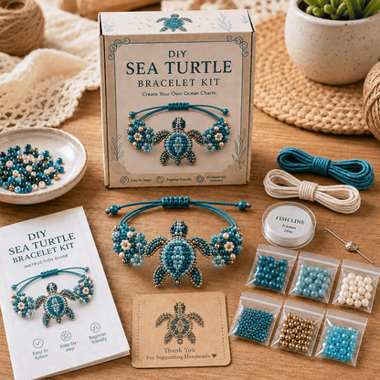 🔥Summer Hot Sales - 🐙DIY Beaded Bracelet Making Kit