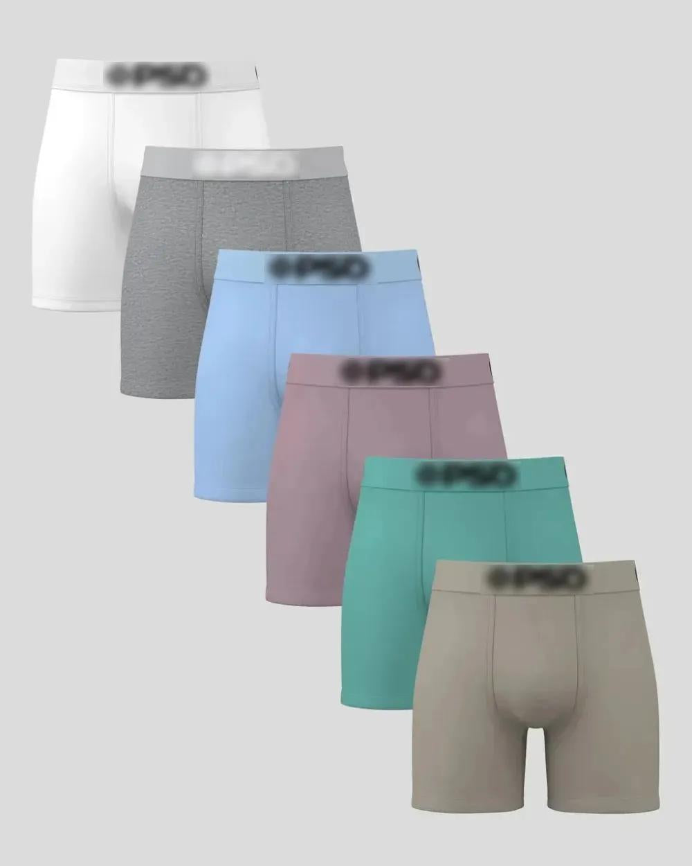 🩳Men's Novelty Graphic Long Leg Boxer Briefs