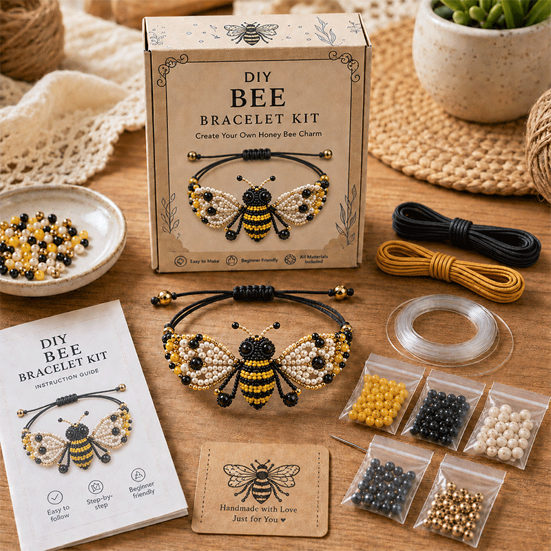 🔥Summer Hot Sales - 🐙DIY Beaded Bracelet Making Kit