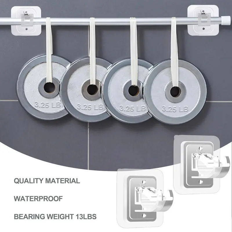 Heavy-duty clip-on, no-drill bracket fixing clip