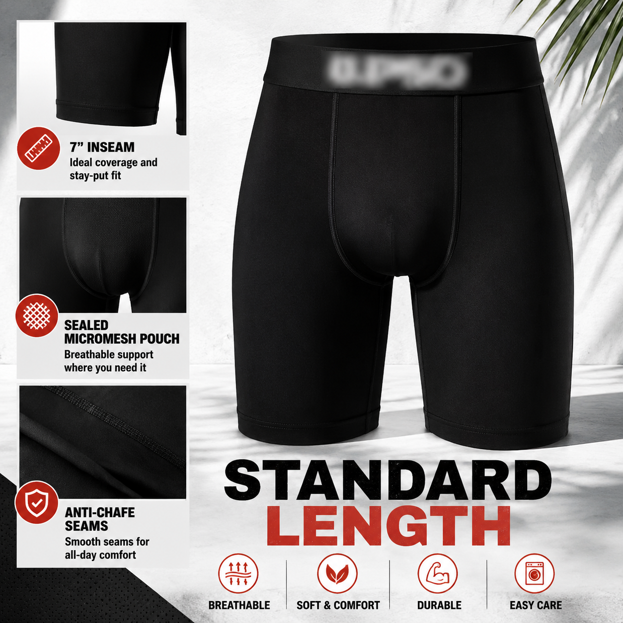 🩳Men's Novelty Graphic Long Leg Boxer Briefs