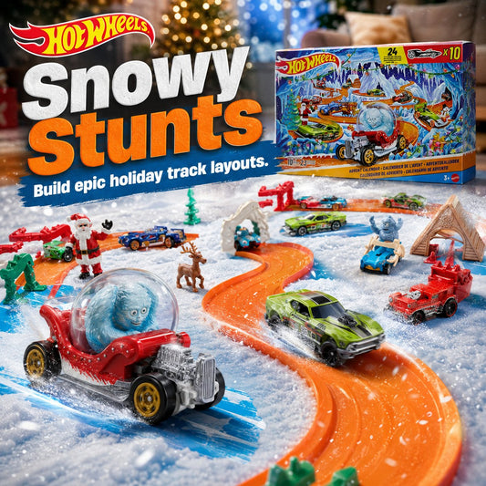 ⚡Hot Sales 49% OFF🔥 2026 Hot Wheels Holiday Advent Calendar🏎️