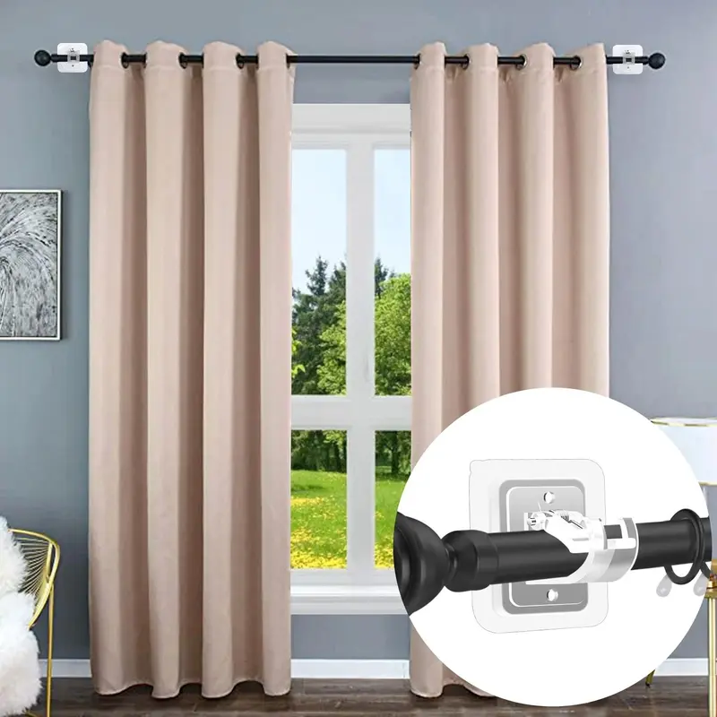 Heavy-duty clip-on, no-drill bracket fixing clip