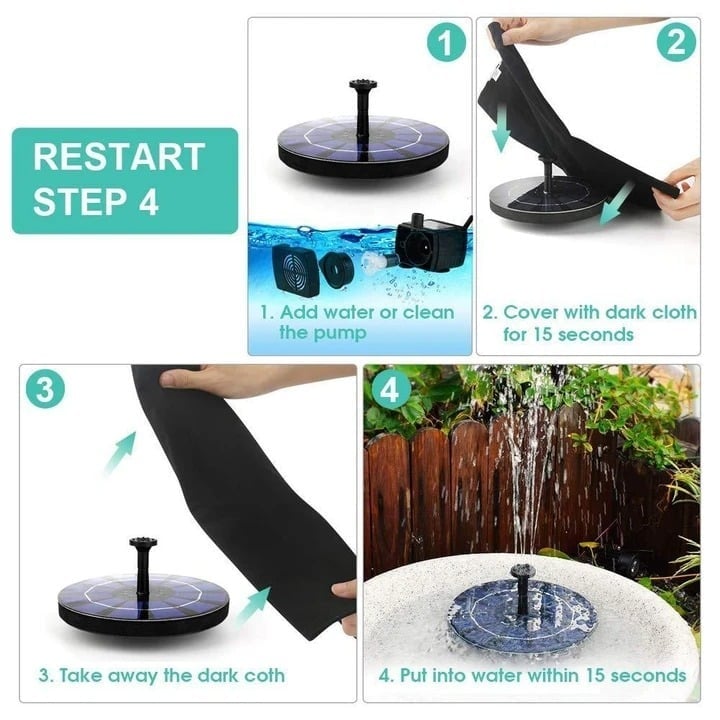 🎉Limited Time 49% OFF 🐦️Solar-Powered Bird Fountain Kit