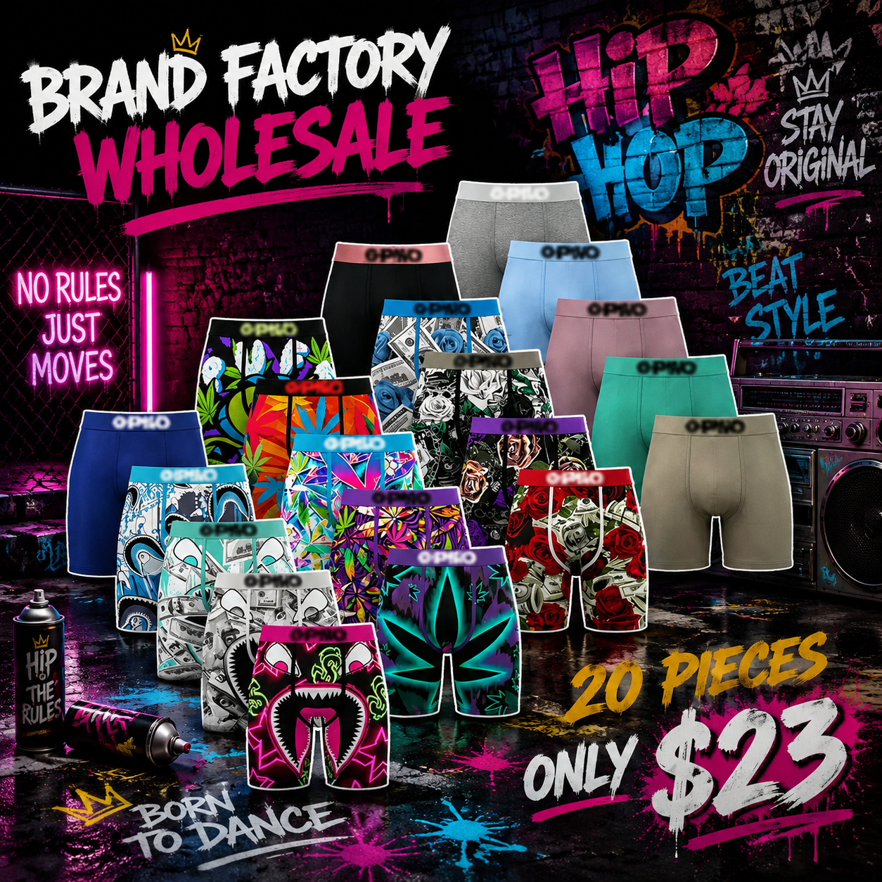 🩳Men's Novelty Graphic Long Leg Boxer Briefs