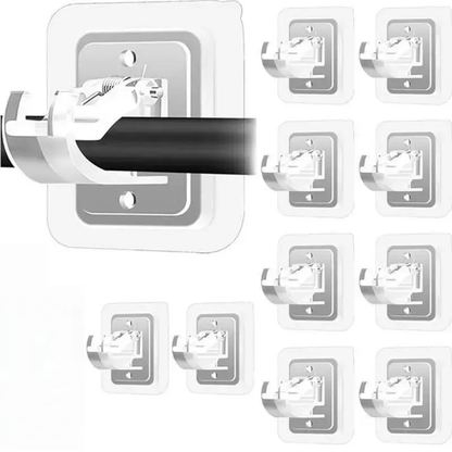 Heavy-duty clip-on, no-drill bracket fixing clip