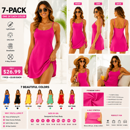 🔥Last day promotion🔥Plush Backless Active Dress-Easy Peezy Edition